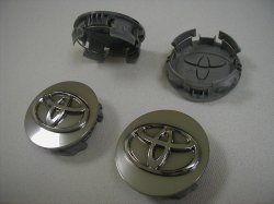 画像2: 【トヨタ純正】　センターキャップ [メッキステンレス調・4枚セット]　TOYOTA