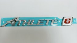 画像3: 【トヨタ純正】　シルバーエンブレム ［リヤ・ATHLETE G］　★クラウン 210系★