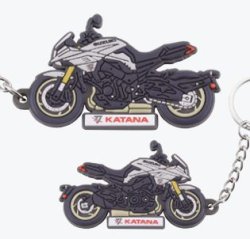 画像1: 【スズキ純正】　ラバーキーホルダー [KATANA]　SUZUKIコレクション