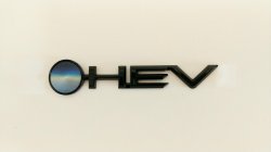 画像1: 【トヨタ純正】　ブラックエンブレム ［HEV］　★プリウス 60系★