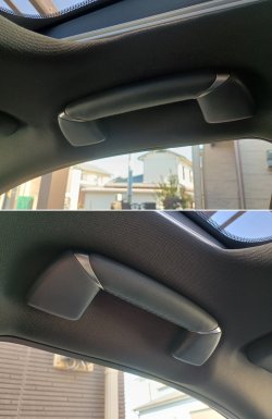 画像7: 【レクサス純正】　革巻きアシストグリップ (ステッチ+金属調加飾付)　★クラウン スポーツ AZSH36W・AZSH37W★ クラウンスポーツ