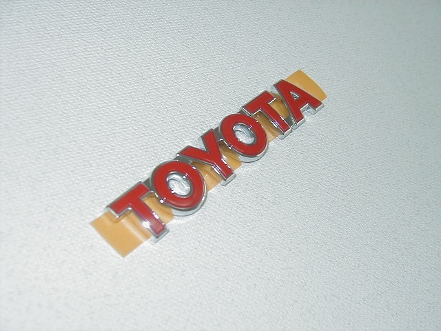 TOYOTA トヨタ エンブレム ブラック 鏡面 140mm×95mm